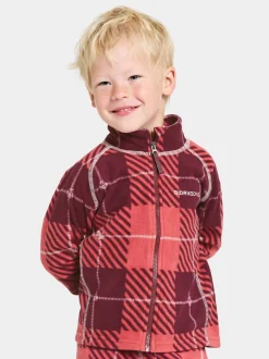 Didriksons Monte Printed Kids' Full-Zip Termos- Fleecepaidat & Välikerrokset|Puserot & T-Paidat