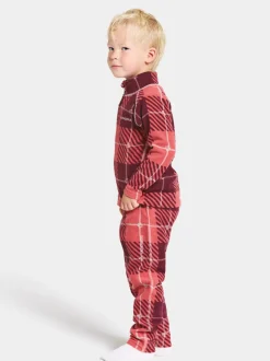 Didriksons Monte Printed Kids' Full-Zip Termos- Fleecepaidat & Välikerrokset|Puserot & T-Paidat
