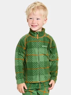 Didriksons Monte Printed Kids' Full-Zip Termos- Fleecepaidat & Välikerrokset|Puserot & T-Paidat