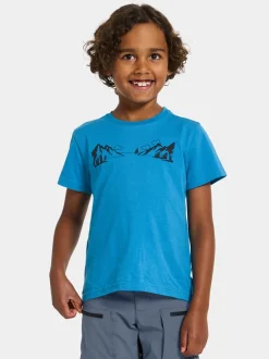 Didriksons Mynta Kids' Logo T-shirt Explore- Puserot & T-Paidat|Yläosat