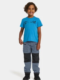Didriksons Mynta Kids' Logo T-shirt Explore- Puserot & T-Paidat|Yläosat