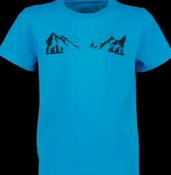 Didriksons Mynta Kids' Logo T-shirt Explore- Puserot & T-Paidat|Yläosat