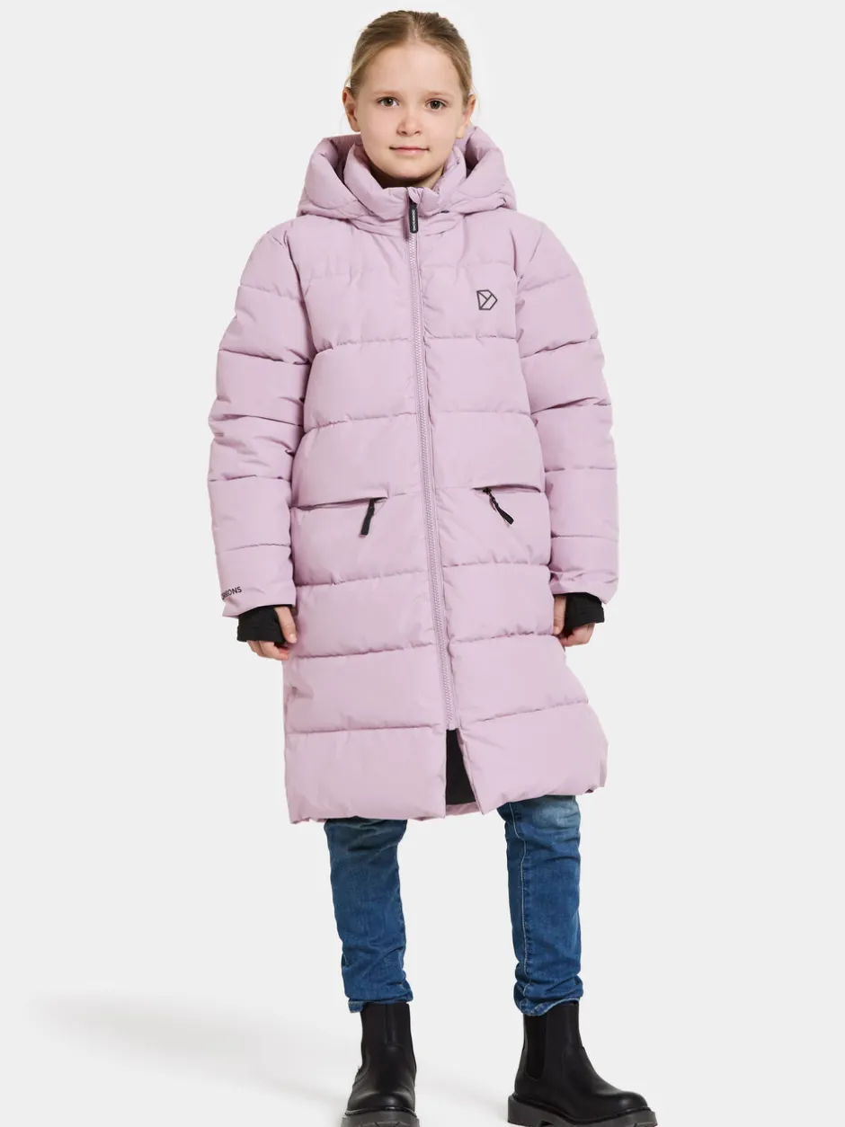 Didriksons Olivin Kids' Parka Long- Syystakit|Talvitakit