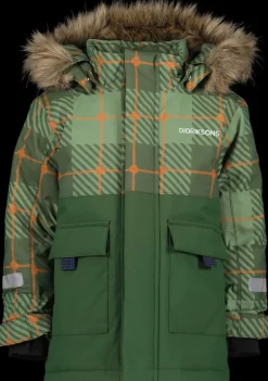 Didriksons Polarbjörnen Printed Kids' Parka- Syystakit|Talvitakit