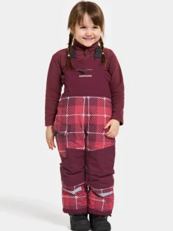 Didriksons Polarbjörnen Printed Kids' Bib Pants- Toppahousut
