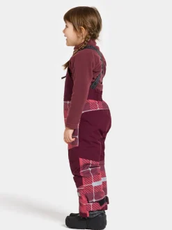 Didriksons Polarbjörnen Printed Kids' Bib Pants- Toppahousut