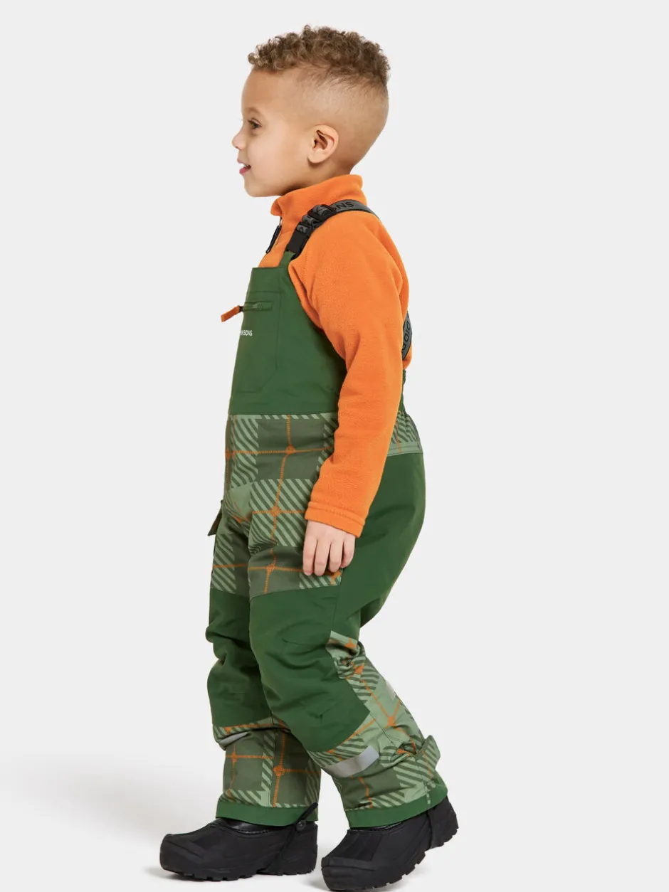 Didriksons Polarbjörnen Printed Kids' Bib Pants- Toppahousut