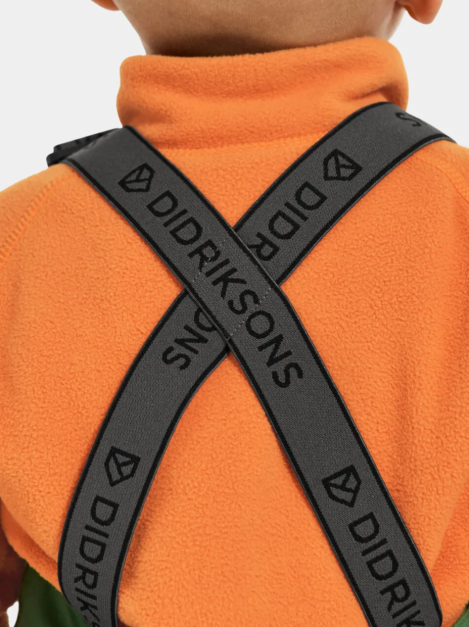 Didriksons Polarbjörnen Printed Kids' Bib Pants- Toppahousut