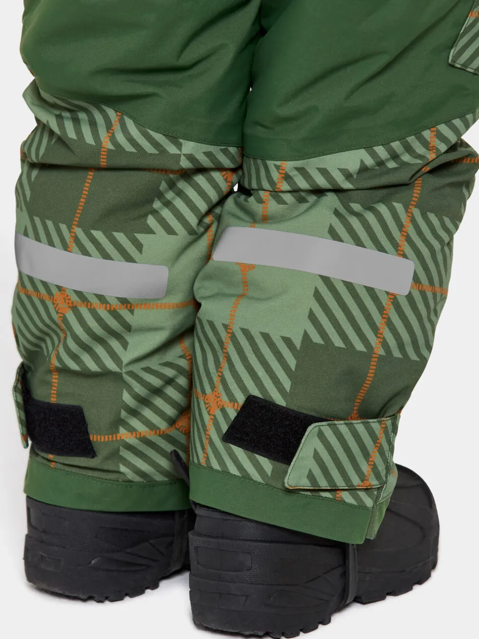 Didriksons Polarbjörnen Printed Kids' Bib Pants- Toppahousut