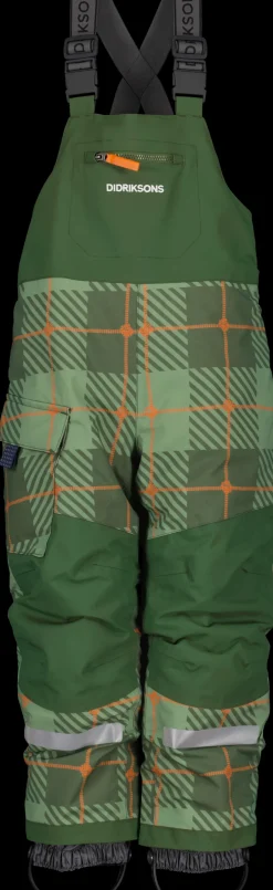 Didriksons Polarbjörnen Printed Kids' Bib Pants- Toppahousut