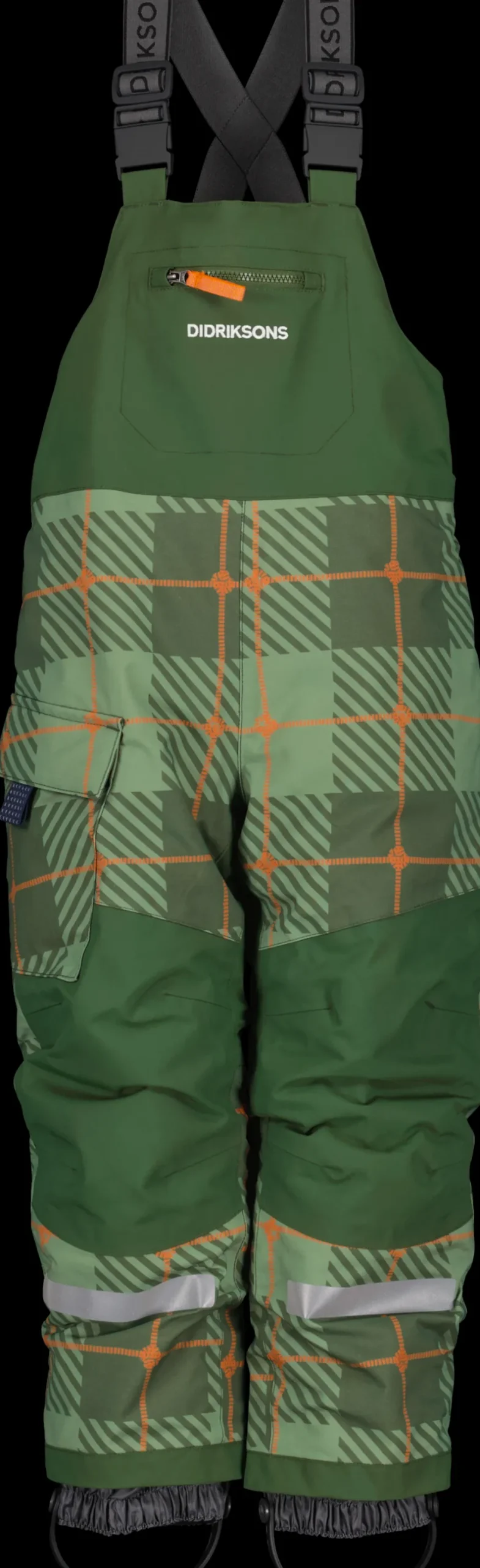 Didriksons Polarbjörnen Printed Kids' Bib Pants- Toppahousut