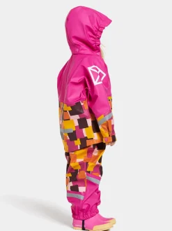 Didriksons Waterman Printed Kids' Set- Vuorittomat Sadeasut