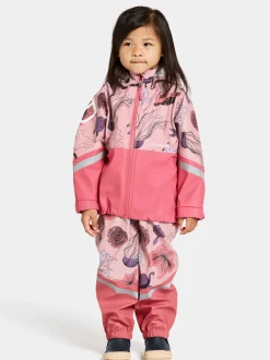 Didriksons Waterman Printed Kids' Set- Vuorittomat Sadeasut