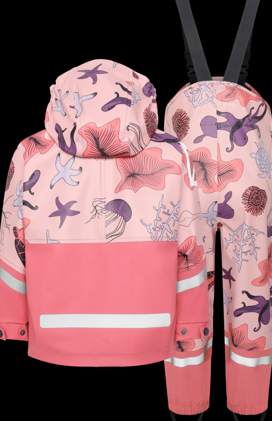 Didriksons Waterman Printed Kids' Set- Vuorittomat Sadeasut