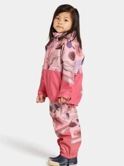 Didriksons Waterman Printed Kids' Set- Vuorittomat Sadeasut