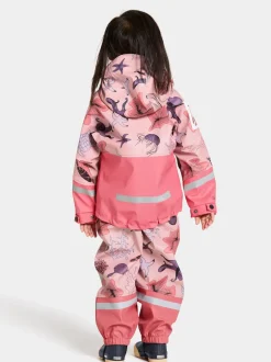 Didriksons Waterman Printed Kids' Set- Vuorittomat Sadeasut