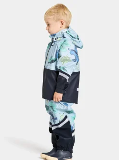 Didriksons Waterman Printed Kids' Set- Vuorittomat Sadeasut