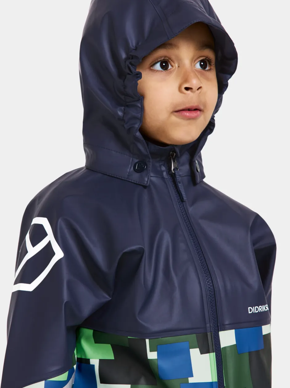 Didriksons Waterman Printed Kids' Set- Vuorittomat Sadeasut