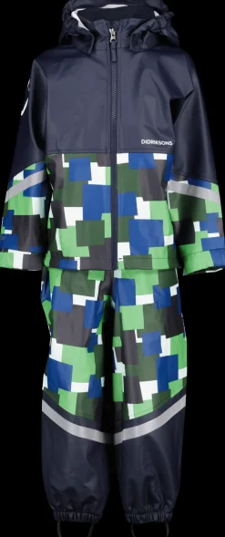Didriksons Waterman Printed Kids' Set- Vuorittomat Sadeasut