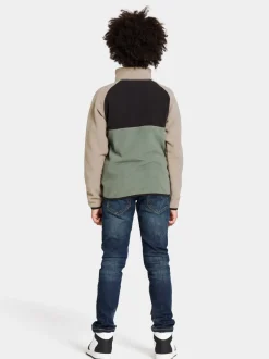 Didriksons Yokto Kids' half button- Fleecepaidat & Välikerrokset|Fleecetakit & Fleecepaidat