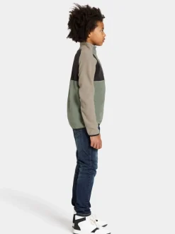 Didriksons Yokto Kids' half button- Fleecepaidat & Välikerrokset|Fleecetakit & Fleecepaidat