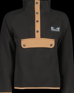 Didriksons Yokto Kids' half button- Fleecepaidat & Välikerrokset|Fleecetakit & Fleecepaidat