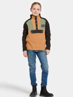 Didriksons Yokto Kids' half button- Fleecepaidat & Välikerrokset|Fleecetakit & Fleecepaidat