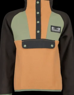 Didriksons Yokto Kids' half button- Fleecepaidat & Välikerrokset|Fleecetakit & Fleecepaidat