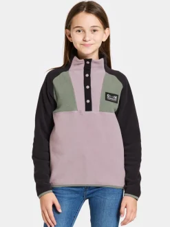 Didriksons Yokto Kids' half button- Fleecepaidat & Välikerrokset|Fleecetakit & Fleecepaidat