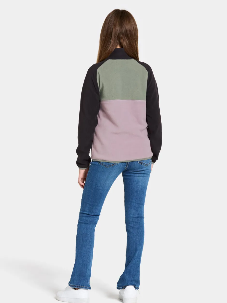 Didriksons Yokto Kids' half button- Fleecepaidat & Välikerrokset|Fleecetakit & Fleecepaidat