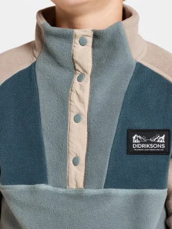 Didriksons Yokto Kids' half button- Fleecepaidat & Välikerrokset|Fleecetakit & Fleecepaidat